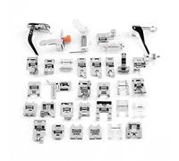 ele ELEOPTION Machine à Coudre kit Pieds-de-biche Multifonctionnel pour Machine à Coudre domistique Ourlet Pied de pièces Accessoires pour Brother Singer Lot de (32pcs)