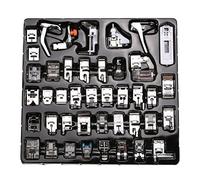 ele ELEOPTION Machine à Coudre kit Pieds-de-biche Multifonctionnel pour Machine à Coudre domistique Ourlet Pied de pièces Accessoires pour Brother Singer Lot de (42pcs)