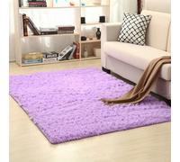 ele ELEOPTION Soft Shaggy Collection Tapis, tapis de chambre antidérapant Tapis pour chambre d'enfants Salle de jeux Salon Chambre à coucher, 60 * 120 cm, violet