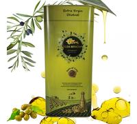 Elea minon 5 litres Huile d'olive naturelle de l'île grecque de Crète, Huile d'olive extra vierge pressée à froid, Zeytinyagi