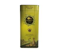 Elea Minon Huile d'olive vierge extra - 0,75 l + 3 l + 5 l - Huile d'olive grecque de Crète pressée à froid - 100 % pure et de qualité supérieure - Fruité douce - Bidon en métal