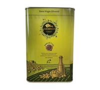 Elea Minon Huile d'olive vierge extra 3 l | Huile d'olive grecque de Crète pressée à froid | 100 % pure et de qualité supérieure | Fruitée douce | Bidon en métal