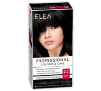 ELEA PROFESSIONAL CREME DE COLORATION PERMANENTE POUR CHEVEUX 2.0 NOIR AVEC COMPLEXE DE SOIN D'HUILES