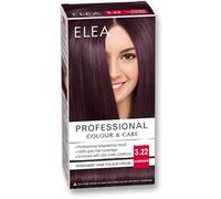 ELEA PROFESSIONAL CREME DE COLORATION PERMANENTE POUR CHEVEUX 3.22 aubergine AVEC COMPLEXE DE SOIN D'HUILES