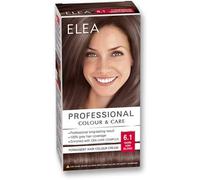 ELEA PROFESSIONAL CREME DE COLORATION PERMANENTE POUR CHEVEUX 6.1 blond cendré foncé AVEC COMPLEXE DE SOIN D'HUILES