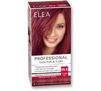 ELEA PROFESSIONAL CREME DE COLORATION PERMANENTE POUR CHEVEUX 6.66 rouge intense AVEC COMPLEXE DE SOIN D'HUILES