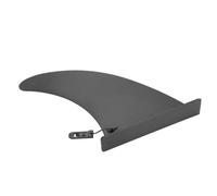 Eleage Aileron de Surf en Plastique pour Une stabilité et des Performances Améliorées dans Les Planches de Surf et Les Canoës - Durable 9 Pouces/11 Pouces - Noir