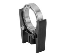 Eleage Arbre de Transmission Central en Alliage D'aluminium, Ensemble de Supports à Grande Vitesse pour Voitures RC 1/8 1/10, Dissipation Thermique Durable pour SENTON Big Rock (Noire)