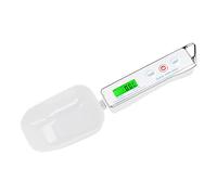 Eleage Balance de cuisine numérique en acier inoxydable avec fonction tare et conversion d'unité, grand écran LCD pour la cuisson de la farine et du thé, 500 g (blanc)