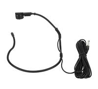 Eleage Casque Filaire Dynamique avec Microphone à Crochet d'oreille de 6,35 Mm pour l'enseignement du karaoké et la Prise de Parole en Public 16,4 Pieds de Long ABS Léger Noir