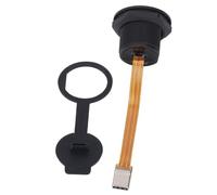 Eleage Connecteur USB C 3.1 à Montage sur Panneau, Conception Filetée pour des Connexions Sécurisées, Idéal pour Les Environnements Difficiles, classé IP67