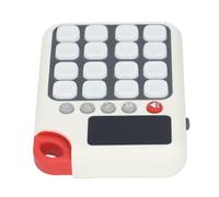 Eleage Console de Jeu Sudoku 4x4, Machine éducative Portable Intelligente pour Le Développement Cognitif des Enfants, ABS Blanc