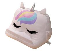 Eleage Coussin de lecture triangulaire en peluche avec fruits - Coussin doux pour tablette mains libres paresseux - Support pour portable - Cadeau d'anniversaire (B)