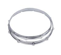Eleage Ensemble de Cerceaux de Tambour à 10 Trous, Alliage Décoratif de 14 Pouces pour une qualité Sonore Améliorée et un Voyage, 2 Pièces