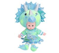 Eleage Poupée Dinosaure Mignonne en Peluche Douce avec Yeux Mobiles pour Cadeaux d'anniversaire pour Filles et Enfants 40 Cm/15,7 Pouces (Verte)