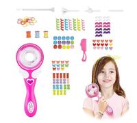 Eleage Tresse de Cheveux électrique Automatique pour Enfants, Outil de Coiffure élégant et Amusant avec capacité de Bricolage pour les Fêtes de Filles (Grande boîte)