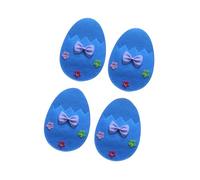 ELEAGNT Lot de 4 pochettes à couverts de Pâques pour œufs de Pâques