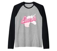 Eleanor Cadeau personnalisé pour fête sur Le thème de la Licorne Manche Raglan