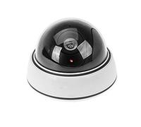 ELEAR™ blanc Dôme Fausse sécurité fictive Caméra CCTV imperméable à l'eau IR LED Clignotant Rouge Lumière Surveillance intérieure extérieure