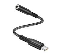 Elebase Adaptateur USB C Jack 0.18M,Type-C Mâle vers 3,5 mm Écouteur Prise