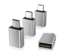Elebase Adaptateur USB C vers USB 4 Pack,Convertir Type C Mâle USB A 3.0 Femelle,Thunderbolt 4 OTG pour MacBook,iPhone 17 16 15,iPad Air 4 5 Mini 6,Surface Go,Microsoft,Galaxy A56 A55 A54,Tab S10 S9