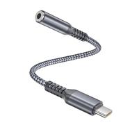 Elebase iPhone 17 16 Aux Adaptateur 0.6FT/0.18M,USB C vers 3.5mm Audio Convertisseur,Type C vers Jack 1/8 Pouce pour Apple 17e 16e 15 Pro Max,iPad Pro Mini Air,Samsung Galaxy S26 S25 S24,Z Fold Flip 7