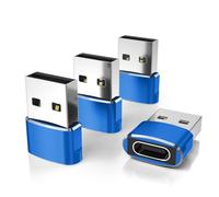 Elebase pour Apple iWatch 11 Adaptateur,USB vers USB C 4 Pack,Type C Femelle USB A Mâle Convertir Chargeur pour iPhone 17 16 15 Pro Max,Apple iWatch 10 9 8,Airpods,iPad 10 Pro Air 4 5 Mini 6 7