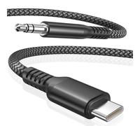 Elebase pour iPhone 17 Câble Jack USB C 1.2M,Type C Adaptateur Aux 3,5 mm