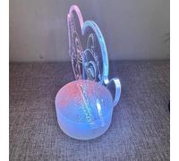 EleBikk Lampe Stitch, Veilleuse Stitch 3D, Lampe LED Anime 3D Illusion pour Enfants, 7 Couleurs, Avec Télécommande à Intensité Variable, Veilleuse Stéréoscopique, Cadeau pour Enfants