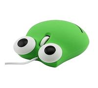 elec Space Souris filaire USB en forme de grenouille 1600 dpi Vert 9,3 x 7,5 x 3,5 cm