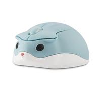 elec-Space Souris sans Fil en Forme de Hamster de Dessin animé, Portable de Voyage, 2,4 GHz, 1200 DPI, Souris Optique sans Fil avec récepteur USB, Souris compacte et silencieuse pour Ordinateur Porta