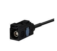Elecbee 30CM Fakra A Code Black Jack vers Fakra A Straight Jack Adaptateur RF Cable Assembly RG316
