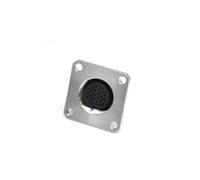 Elecbee Bride de réceptacle M16 24 broches femelle pour montage sur panneau sans blindage