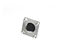 Elecbee Bride de réceptacle M16 5B femelle pour montage sur panneau sans blindage