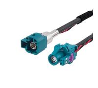Elecbee Câble de données HSD 4+2P LVDS codage à code Z mâle vers femelle 1 m Dacar 535 100 Ω pour ADAS, infodivertissement et télématique