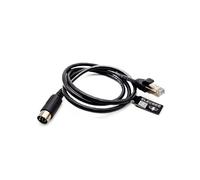 Elecbee Câble mâle RJ45 droit à 8 broches Din mâle 1M