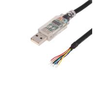 Elecbee Câble USB RS422 à extrémité unique 1,8 m - USB-Rs422-We-1800-Bt, câble de communication série haute vitesse pour appareils industriels et professionnels