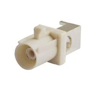 Elecbee Fakra Connector Angle Male End Launch PCB Monture Raccordeur Angle Droit blanc/9001 Radio avec Phan