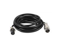 Elecbee GX16 3 Broches Connecteur de Câble Filetage en Métal Aviation Cordset,Mâle vers Femelle Double Extrémité Assemblage Plug Cables, Kit de Prise D'aviation, Câble de Connecteur Droite Rond 1 m