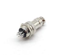 Elecbee GX20 Connecteur Aviation 10 Broches Droit Standard Femelle Impulsion vers Prise Arrière Type de Soudure,Kit de Connecteur D'aviation GX20 Mâle et Femelle Le Type de Fileté en Métal pour Câble