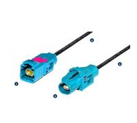 Elecbee H-MTD Câble Ethernet à port unique Jack E6K10A-1CAZ5-Z vers fiche E6S10A-1CAZ5-Z avec câble torsadé de 5 m GG 2 vitesses 251 100 Ω blindé