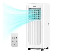 ELECCI Climatiseur mobile 4-en-1 1,8 kW, refroidissement/déshumidificateur/ventilateur/mode veille réfrigérant R290, réglable 16-30 °C, télécommande et minuterie 24 h, filtre la