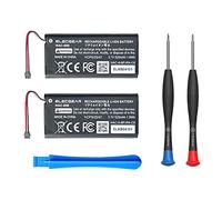 ElecGear 2X Batterie de Remplacement pour Contrôleur Joy-Con Switch, HAC-006 Batterie Li-ION Interne Rechargeable pour Nintendo Manette Joy Con Gauche et Droite avec Kit d'outils de Réparation