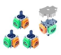 ElecGear 4x TMR Joystick et Plaque de Dessoudage de Remplacement pour Xbox Series S/X et Autres Manettes, Outil de Réparation de Joystick à effet Hall TMR et Fil de Soudure - (TMR-X1914)