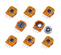 ElecGear 8X FU 10K Potentiomètre de Remplacement pour PS4, PS3, Switch Pro Manette sans Fil, Module de Capteur à Résistance Variable pour Favor Union Joystick Analogique