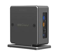 ElecGear iNUC-H Support Vertical pour Intel NUC Mini PC, Aluminium VESA Stand de Radiateur de Boîtier Ordinateur de Bureau, Compatible avec l'édition épais du kit Barebone d'Intel NUC 10, 8, 7, 6