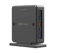 ElecGear iNUC-K Support Vertical pour Intel NUC Mini PC, Aluminium VESA Stand de Radiateur de Boîtier Ordinateur de Bureau, Compatible avec l'édition Mince du kit Barebone d'Intel NUC 10, 8, 7, 6