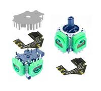 ElecGear Lot de 2 joysticks TMR et plaque chauffante à dessouder de rechange pour manette PS5 Edge, PCB, TMR Hall Control Stick et outils de réparation de mèche à souder (TMR-DSE)