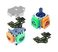 ElecGear Lot de 2 joysticks TMR et plaque chauffante à dessouder de rechange pour manette Xbox One, PCB, TMR Hall Control Stick et outils de réparation de mèche à souder (TMR-XB1)