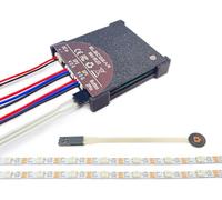 ElecGear Mini WLED DIY Kit for PS5 and PC, WLED App Controller with Digital SoundReactive Mic + 2x DC5V WS2812B Addressable RGB LED Light Strips + DC12V Power Convertor for PS5 and PC Fan Port